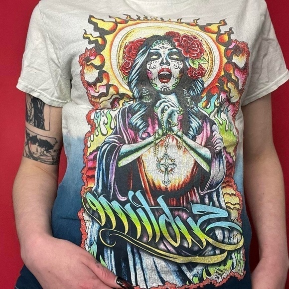 Blue and white sublime tee shirt  💙🤍​​​​​​​​​​​​​ - Picture 4 of 4